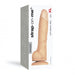 Packaging box of Strap-on-me Soft Realistic Dildo XL showing the product image and branding on a white background.
