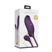 Packaging box of Vive Quino Air Wave and Vibrating Egg Vibrator in purple silicone with dual-action design shown on front and side.