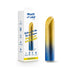 Blush Power of Love Bullet vibrator in yellow and blue gradient with packaging highlighting Ukraine Crisis Relief support.