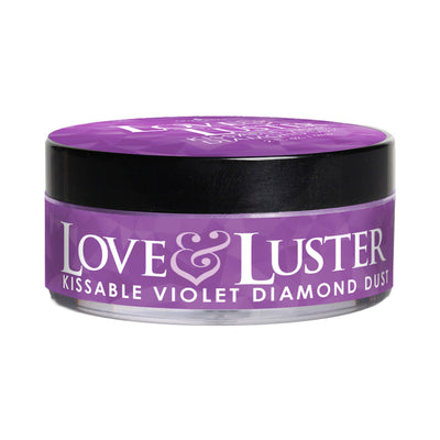 Sensuva Love & Luster Kissable Violet Diamond Dust Jar - 2 oz