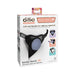 Dillio Platinum Body Dock SE black silicone strap-on harness with flexible suction dock shown on packaging box
