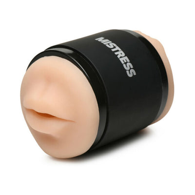 Curve Novelties Mistress Mini Double Stroker Mouth & Pussy - Light