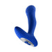 Blue silicone Forto Thumping Anal Vibrator with ergonomic shape and control buttons on the base.