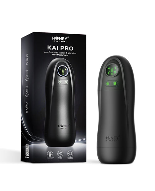 Kai Pro App-Controlled Sucking & Vibrating Male Masturbator