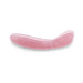 Rose quartz Le Wand Crystal G-wand with a curved, polished design for precise G-spot stimulation.