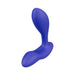 Blue adjustable-fit prostate massager with ergonomic shape and smooth silicone finish for dual stimulation.