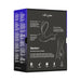 We-Vibe Vector+ prostate massager packaging showing product features and adjustable dual stimulation design diagram.