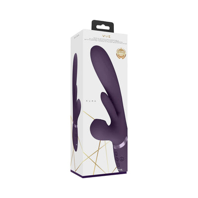 Vive Kura Rechargeable Thrusting Silicone G-spot Vibrator With Flappin Vive Kura Rechargeable Thrusting Silicone G-spot Vibrator With Flappin