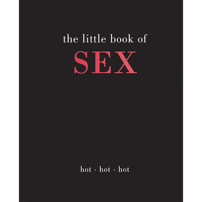Cover of The Little Book of Sex with black background and bold red and white text reading hot hot hot