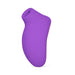 Compact purple Lelo Sona 2 Travel clitoral stimulator with ergonomic design and three control buttons.