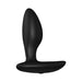 Black silicone We-Vibe Ditto+ rechargeable vibrating anal plug with ergonomic shape and flat base.