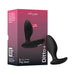 We-Vibe Ditto+ black silicone vibrating anal plug with ergonomic shape and packaging box showing remote control feature.