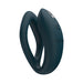 Dark teal We-Vibe Sync O couples vibrator with smooth silicone finish and control buttons on top.