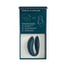 We-Vibe Sync O couples vibrator in dark blue silicone displayed in open box with app control instructions on lid interior.