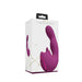 Packaging box of Vive Yuki rechargeable dual motor G-spot vibrator in deep pink with control buttons shown.