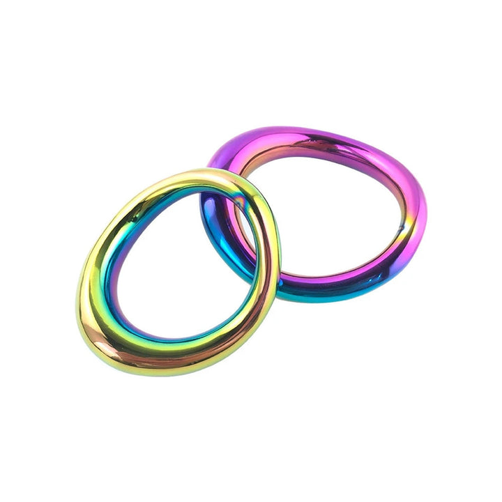 Ple'sur Ss Rainbow Bumper Cockring 2in - product view 2