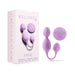 Lilac Wellness Raine vibrating kegel ball with wireless remote and packaging, designed for pelvic floor training.
