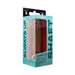 Model F Shaft Sheath Size 1 in packaging with turquoise design and clear window showing realistic texture sheath inside.