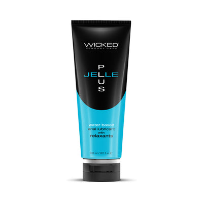 Wicked Jelle Plus Anal Lubricant With Relaxants 8oz Wicked Jelle Plus Anal Lubricant With Relaxants 8oz