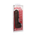 12-inch realistic dark brown dildo with suction cup base in clear retail packaging labeled The Realistic Cock Hung Ultraskyn