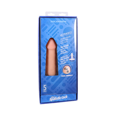 The Realistic Cock 5 In. Ultraskyn Vac-u-lock Dildo