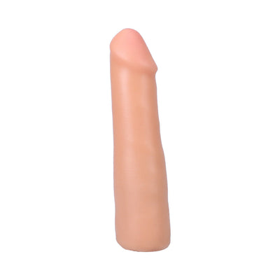 7-inch realistic vanilla-colored dildo with smooth texture and subtle detailing, designed for Vac-U-Lock compatibility.
