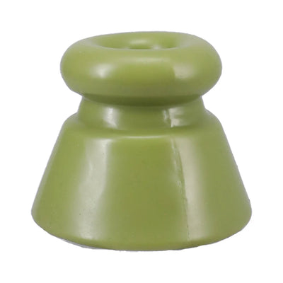 Olive green silicone Apex Ball Chute with a smooth, tapered design and rounded top ring.