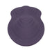 Dusty purple iRide Pleasure Seat Throb with textured silicone surface and control buttons on front center.