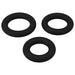 Titanmen Cushioned C-Ring 3pc Silicone Set Black