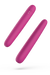 Sleek magenta B Swish Bgood Deluxe Infinite vibrator with smooth silicone finish and discreet control buttons.