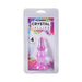 Crystal Jellies Novice Pop Plug 4 in. Purple