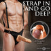 Master Series Magnum 9" Hollow Silicone Dildo W/ Harness