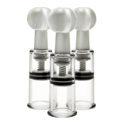 XR Brands Size Matters Twisted Triplets Nipple and Clit Suckers