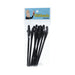 Package of black novelty groom straws with playful design for bachelorette party celebrations.