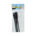 Package of black and beige novelty couple straws with playful design for parties and bachelorette events.