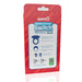 Packaging of Screaming O Remote Controlled Switch Vibe ring showing product features and usage instructions on a red background.