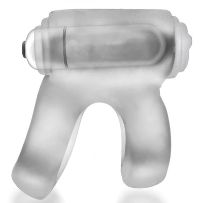 Clear ice silicone shaft holster with integrated LED light bullet for targeted illumination and secure fit.