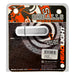OxBalls Headlight LED insert in clear ice color on branded black and orange packaging with product details.
