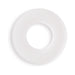 Medium white Firefly Bubble Ring made of smooth, glow-in-the-dark silicone with a circular design.