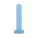 Small blue Firefly Thrill glow-in-the-dark dildo with suction cup base on white background.