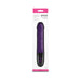 INYA Electrica rechargeable purple vibrator with digital controls in clear retail packaging