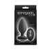 Packaging of Renegade Alpine 2.0 gyrating silicone anal plug with remote control shown at actual size.