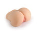 Tan-colored realistic stroker toy with fishnet pattern texture, designed for lifelike sensation and pleasure.