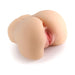Realistic tan-colored adult male masturbator toy with detailed design on white background
