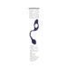 Purple flexible dual-motor toy with vibrating plug and ring, USB rechargeable and waterproof design.
