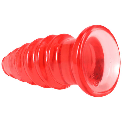 Crystal Jellies Anal Twist 7 Inch Pink