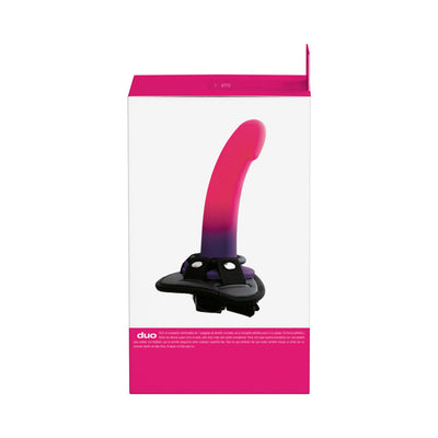 Vedo Duo Silicone Dildo (Non Vibrating) With Harness