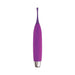Purple Goddess On The Spot Massager with slim, flexible tip and silver base, designed for targeted stimulation.