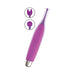 Purple Goddess On The Spot Massager with two interchangeable silicone tips for targeted stimulation and a sleek ergonomic design.