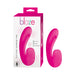 Pink Blaze Suction Thumper Vibe with ergonomic design and dual motors shown with its packaging box.